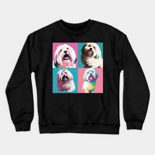 Coton de Tulear Pop Art - Dog Lover Gifts Crewneck Sweatshirt